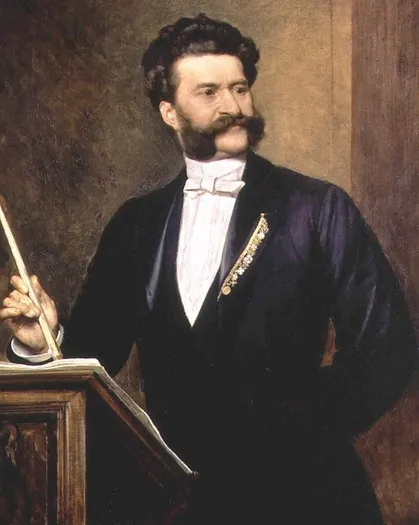 Portrait of Johann Strauss